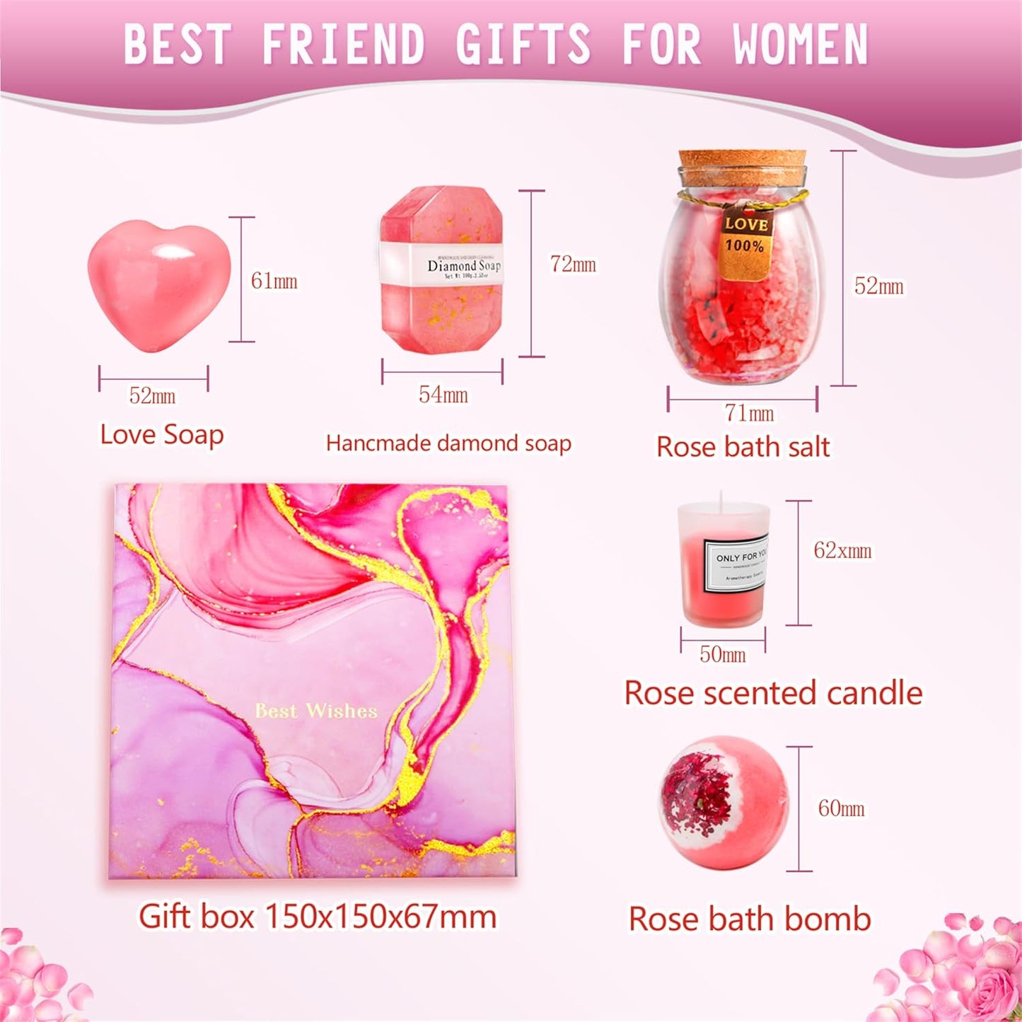 Ultimate Gift Baskets for Her - Perfect Birthday, Holiday, and Get Well Spa Gifts for Women, Friends, and Family! ππ