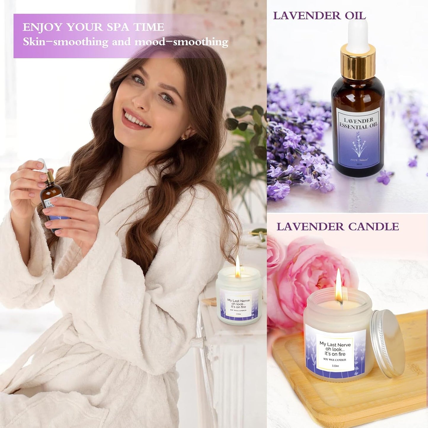 Pamper Her with Relaxing Lavender Gifts – Perfect Spa Care Package for Moms, Sisters, and Friends this Christmas!
