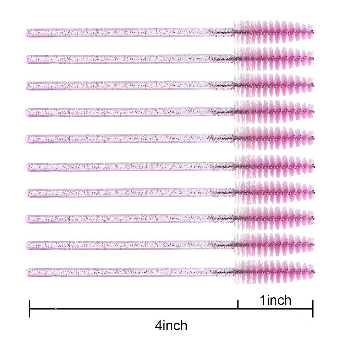Upgrade your beauty game with 100 pink disposable mascara brushes perfect for flawless lashes and brows! šš #MakeupEssentials #BeautyTools