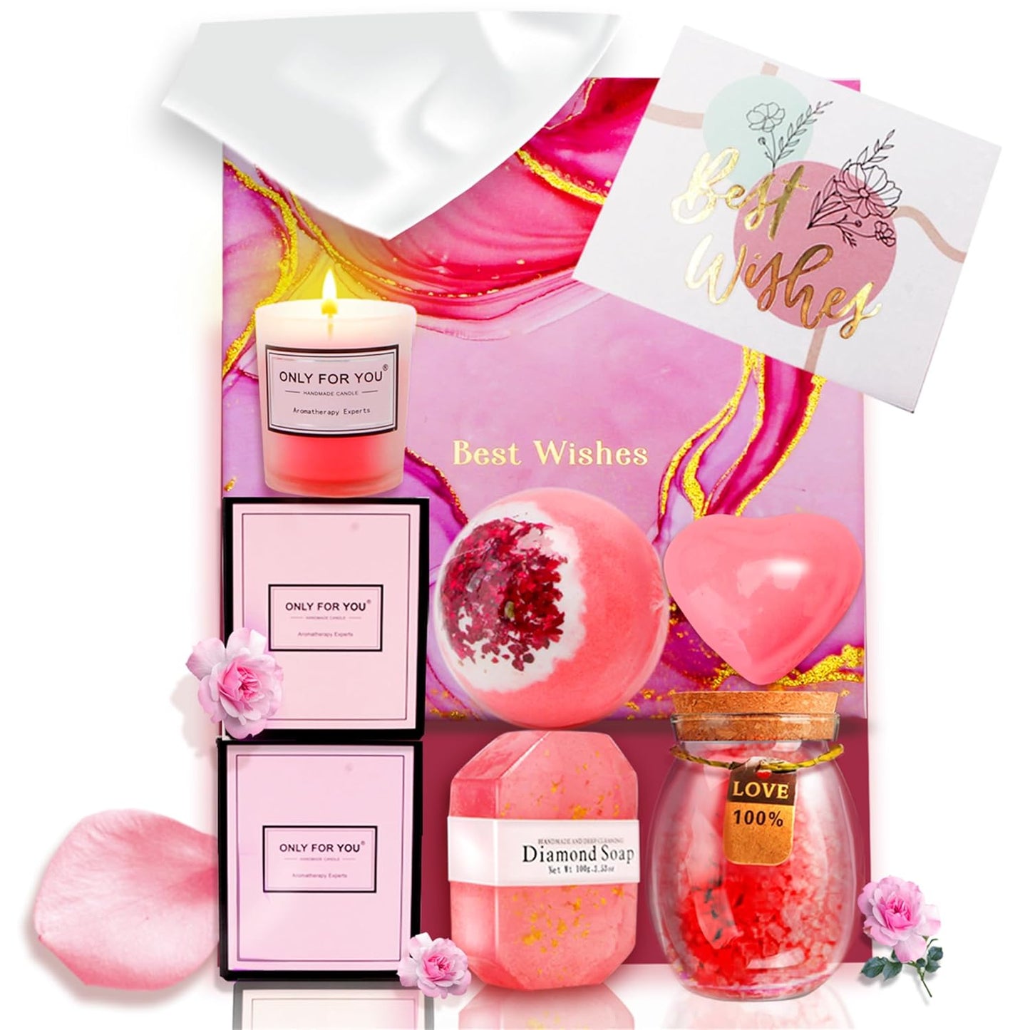 Ultimate Gift Baskets for Her - Perfect Birthday, Holiday, and Get Well Spa Gifts for Women, Friends, and Family! ππ