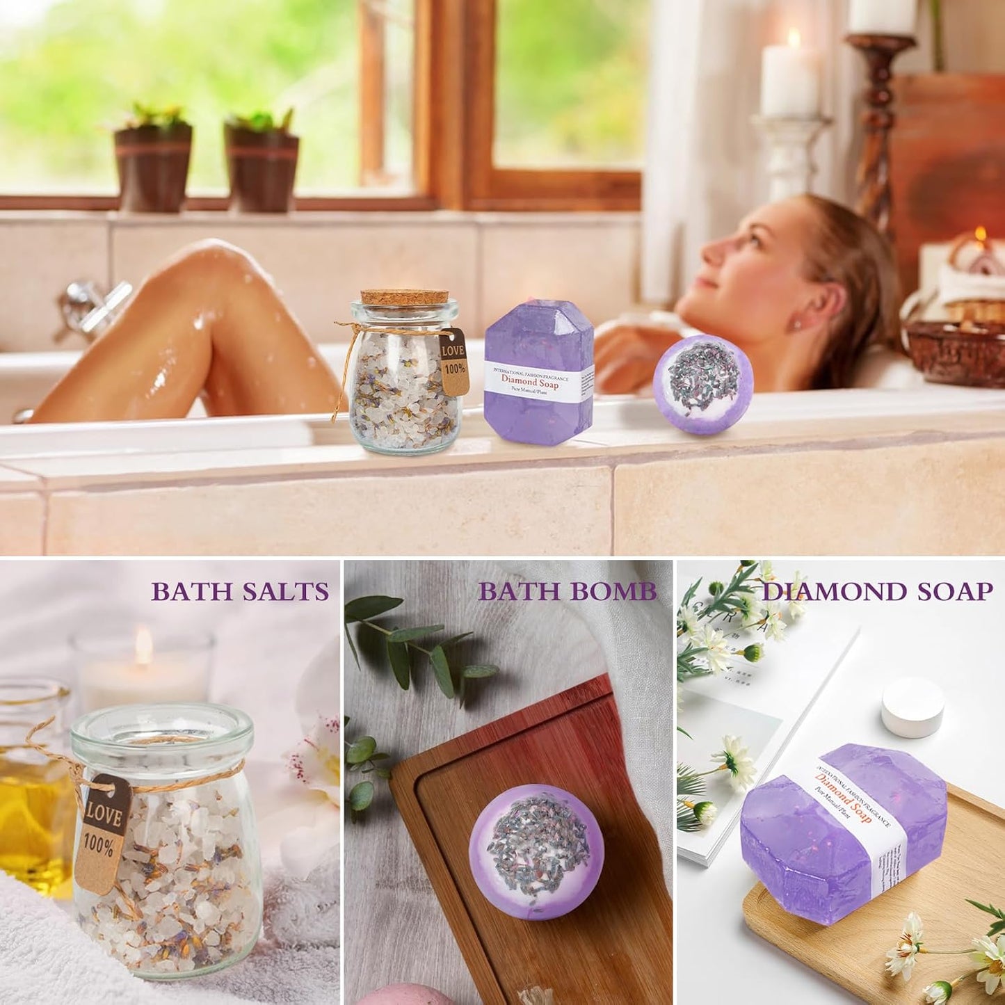 Pamper Her with Relaxing Lavender Gifts – Perfect Spa Care Package for Moms, Sisters, and Friends this Christmas!