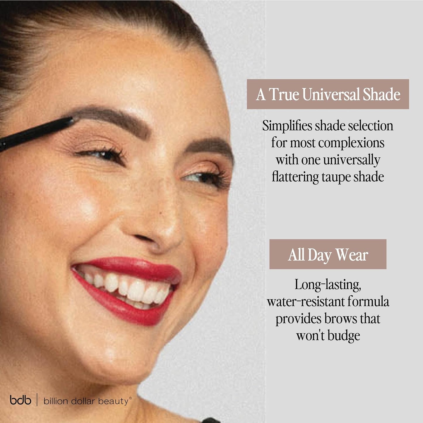 Get Flawless Brows with ! ✨ Dual-ended precision pencil + spoolie, waterproof matte finish, and totally vegan & cruelty-free. Perfectly defined brows made easy! 🖌️🌿 #Beauty #BrowsOnPoint