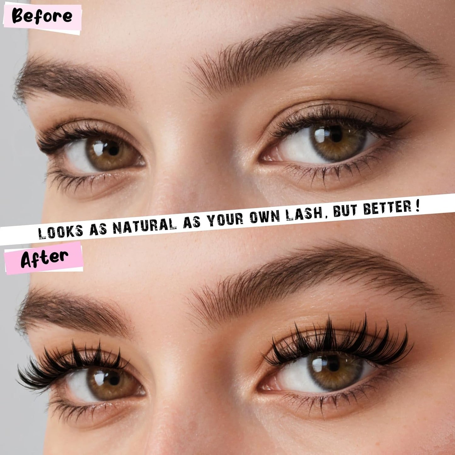 Transform Your Look with Our DIY Wispy Lash Cluster Kit! ✨👁️ #FairyMinkLashes #BeautyEssentials
