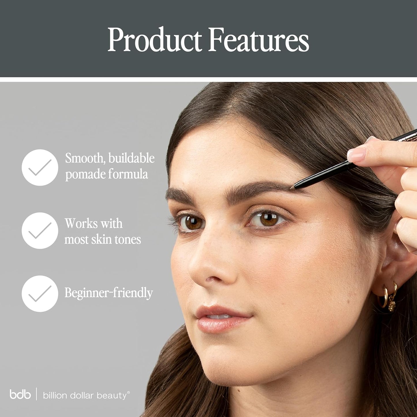 Get Flawless Brows with ! ✨ Dual-ended precision pencil + spoolie, waterproof matte finish, and totally vegan & cruelty-free. Perfectly defined brows made easy! 🖌️🌿 #Beauty #BrowsOnPoint