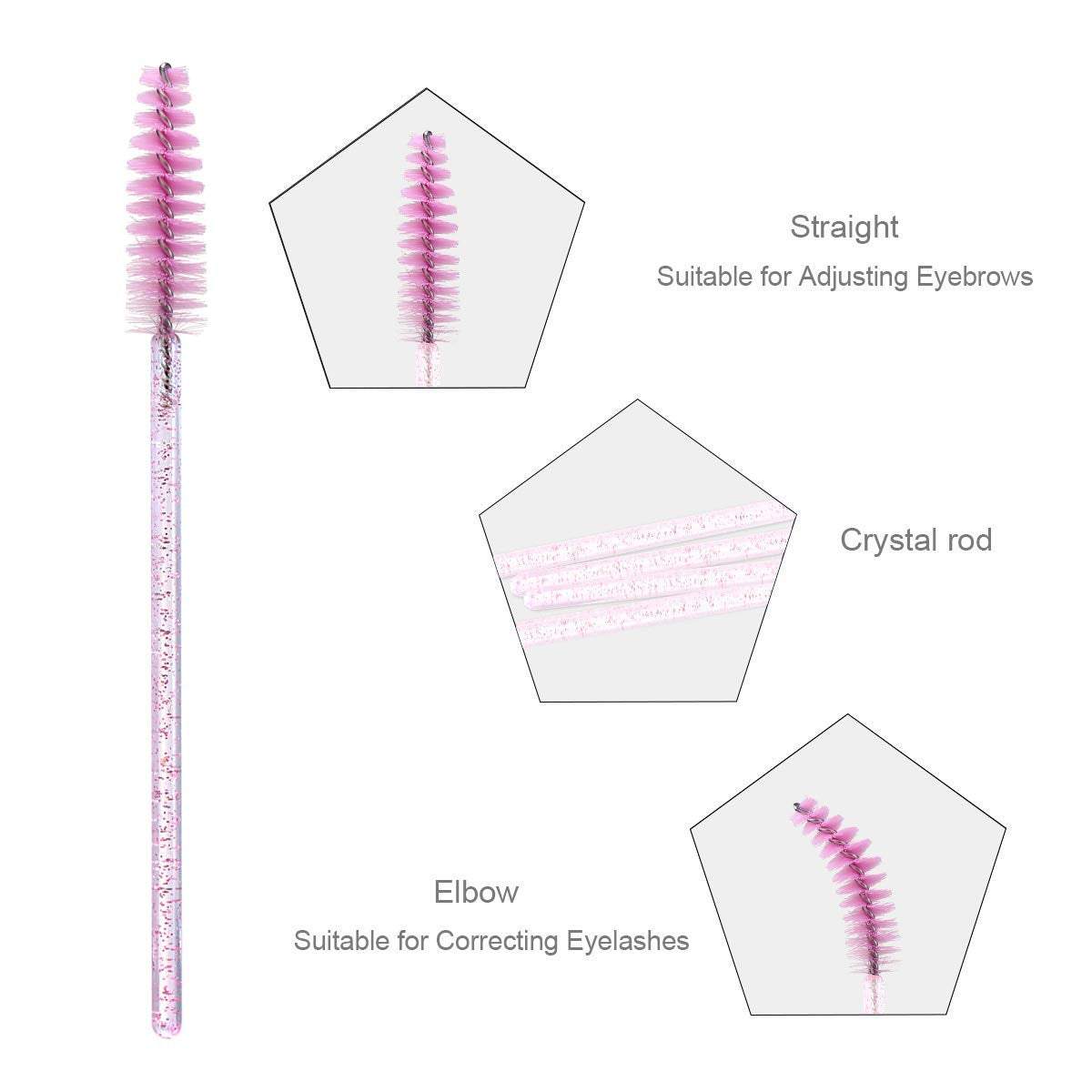 Upgrade your beauty game with 100 pink disposable mascara brushes perfect for flawless lashes and brows! šš #MakeupEssentials #BeautyTools