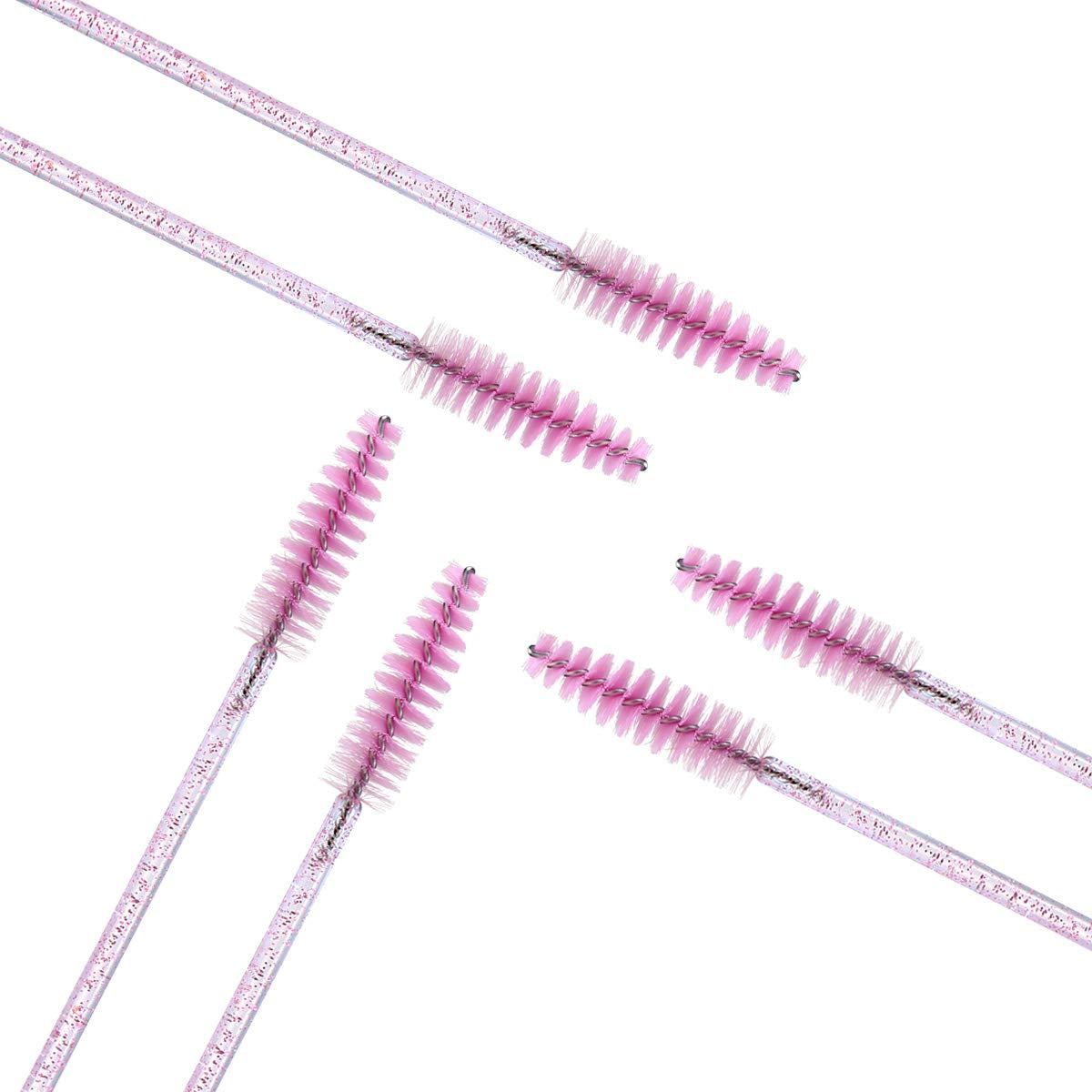 Upgrade your beauty game with 100 pink disposable mascara brushes perfect for flawless lashes and brows! 💖🌟 #MakeupEssentials #BeautyTools