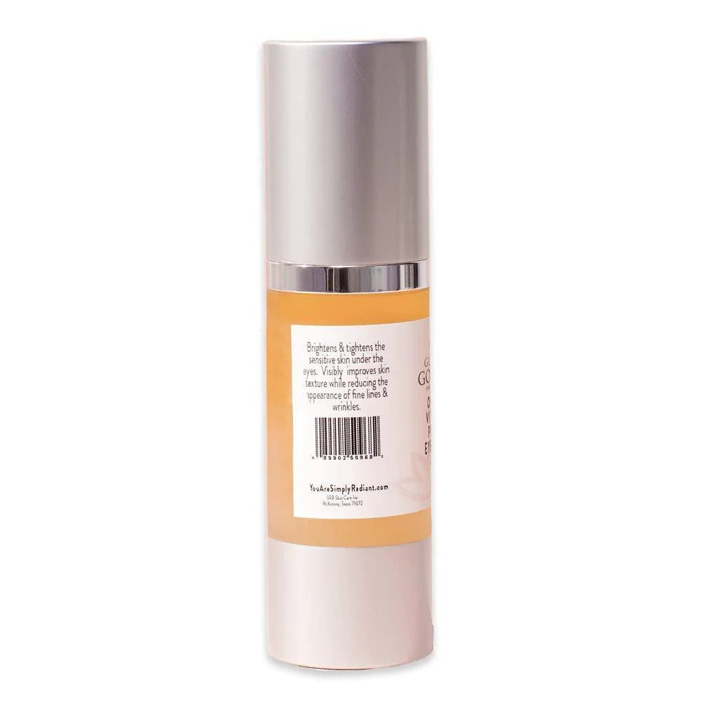 Organic Vitamin C Peptide Eye Serum for Dark Circles 1 Oz Lavender Lemon Scent