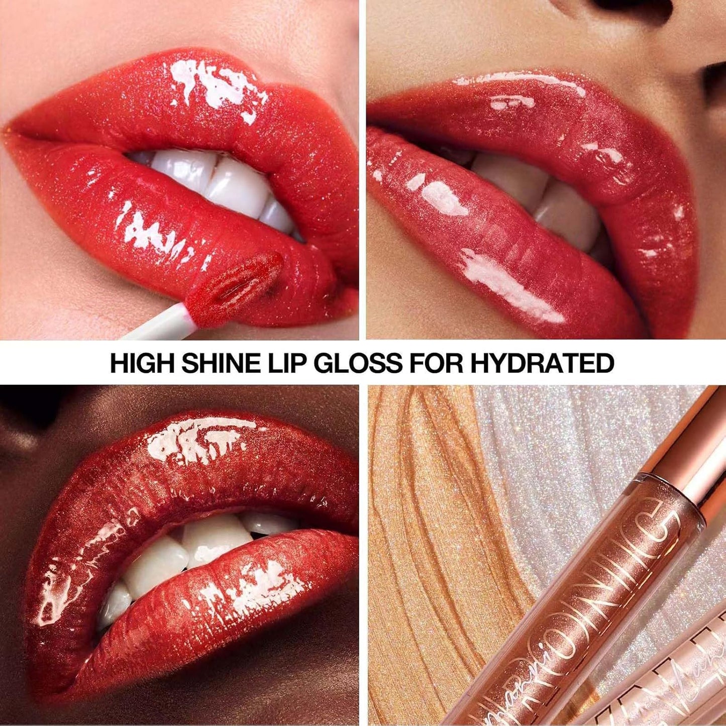 Get the Ultimate Nude Brown Lip Gloss! 💖✨ Plumping, Glittery, & Moisturizing for a Flawless Look! 💄 Long-lasting & High Pigment - Perfect for Every Glam Girl! 🌟 #LipGoals #BeautyBuzz