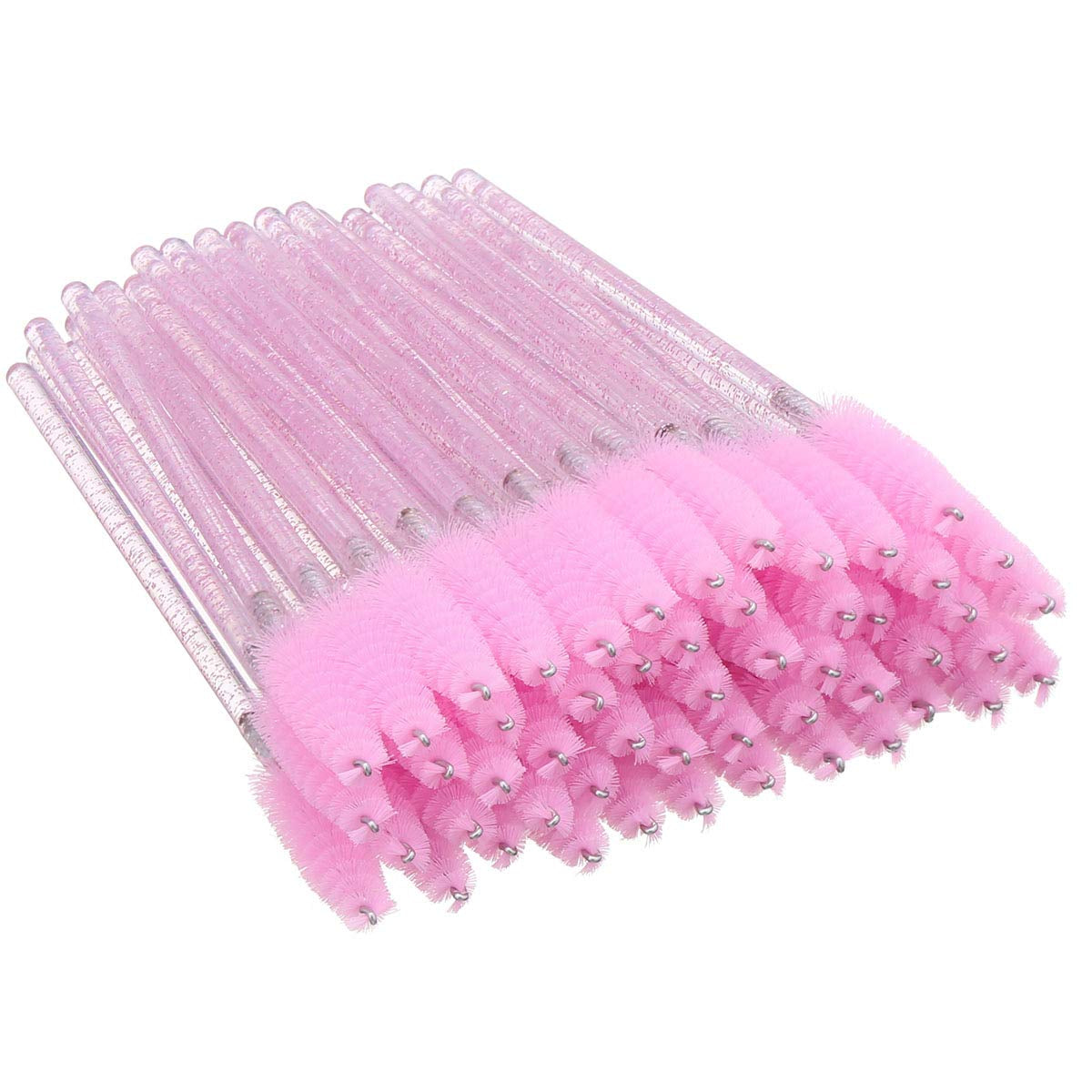 Upgrade your beauty game with 100 pink disposable mascara brushes perfect for flawless lashes and brows! 💖🌟 #MakeupEssentials #BeautyTools