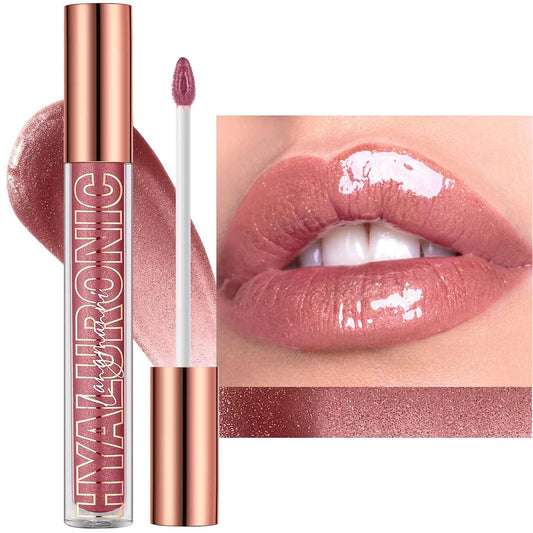 Get the Ultimate Nude Brown Lip Gloss! 💖✨ Plumping, Glittery, & Moisturizing for a Flawless Look! 💄 Long-lasting & High Pigment - Perfect for Every Glam Girl! 🌟 #LipGoals #BeautyBuzz