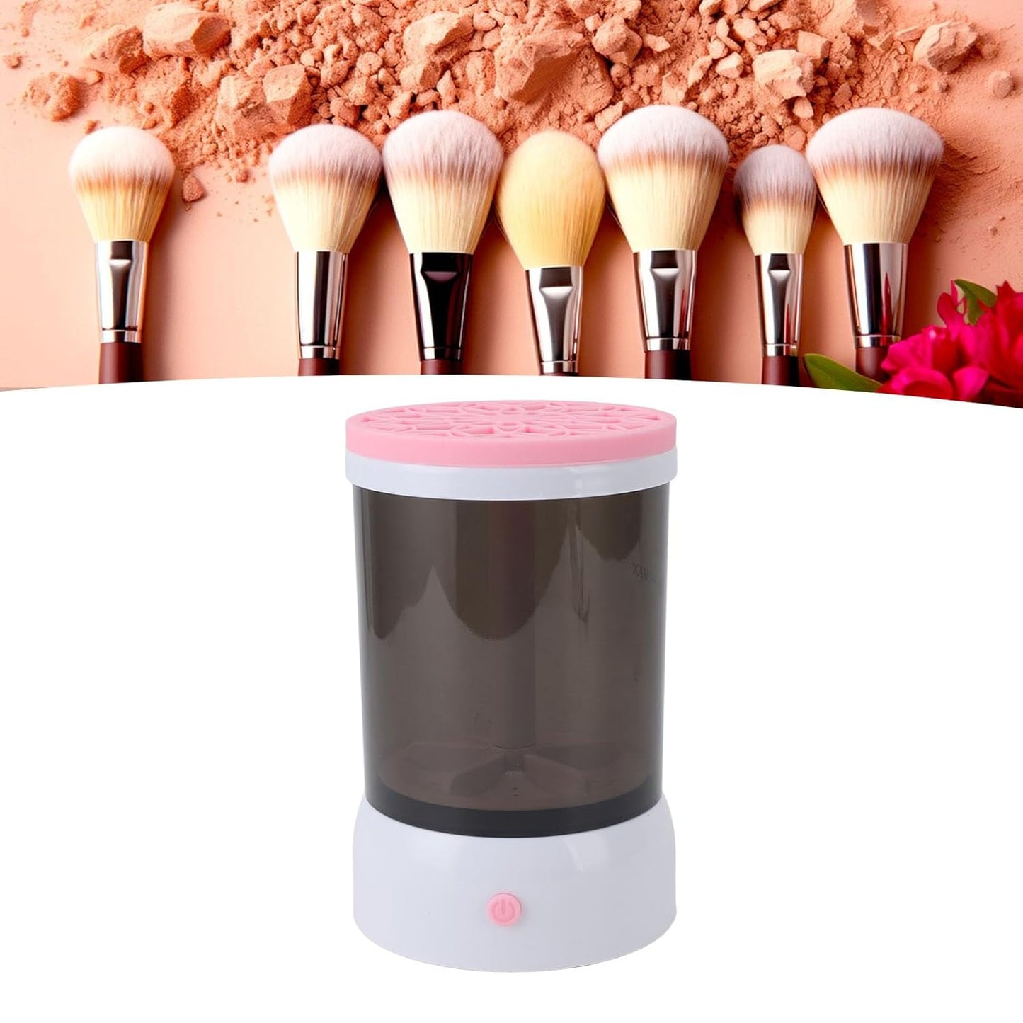 Say goodbye to dirty brushes! 🌸✨ Meet the USB Electric Makeup Brush Cleaner - your new beauty BFF! Perfect for all brush sizes and super easy to use.💄💕 #MakeupHacks #BeautyEssentials #CleanBrushes